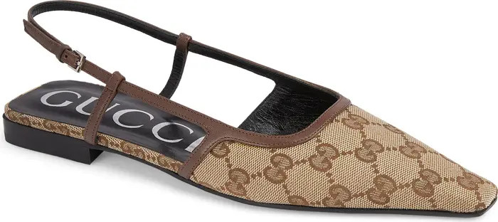 Gucci Demi GG Slingback Flat (Women) | Nordstrom | Nordstrom