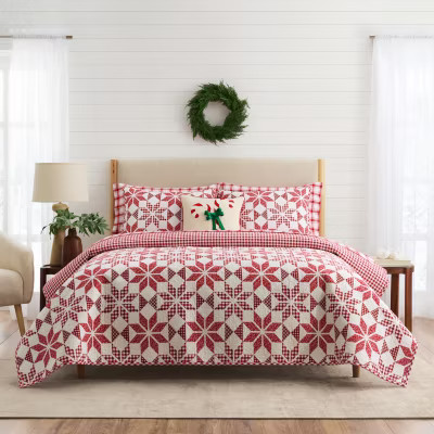 Martha Stewart Holiday Star 3-pc. Quilt Set | JCPenney