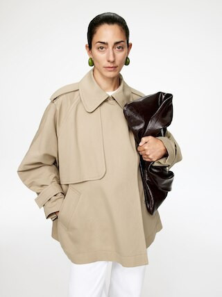 Short Trench Coat – Beige – Women – ARKET GB | Arket UK