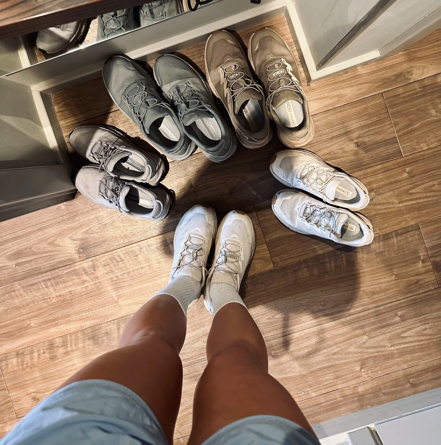 A family of Hoka Transport 
Both water resistant and water proof 

#LTKcanada #LTKfitness #LTKtravel