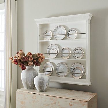 Elegance Wooden Plate Rack Display | Ballard Designs, Inc.