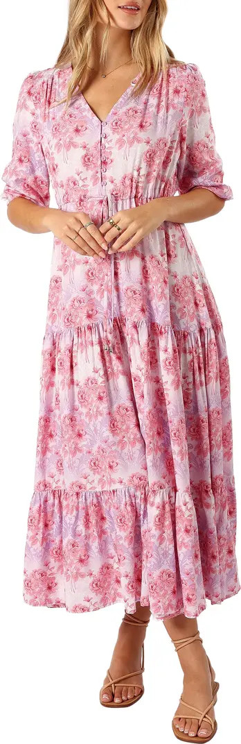 Kelda Floral Tiered Maxi Dress | Nordstrom