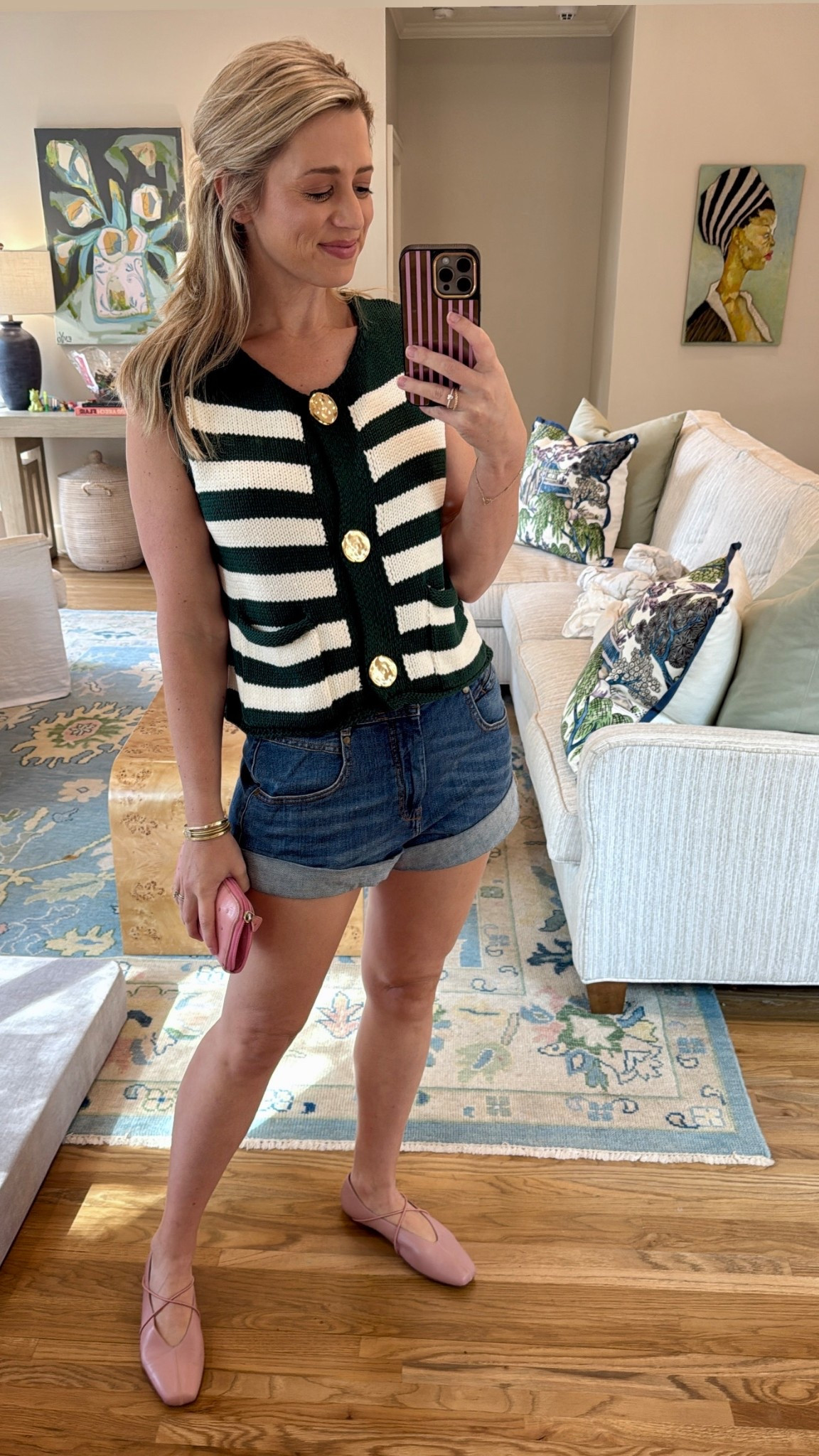 Fall transition with the cutest sweater top and ballet flats!

#LTKSeasonal #LTKShoeCrush #LTKFindsUnder100