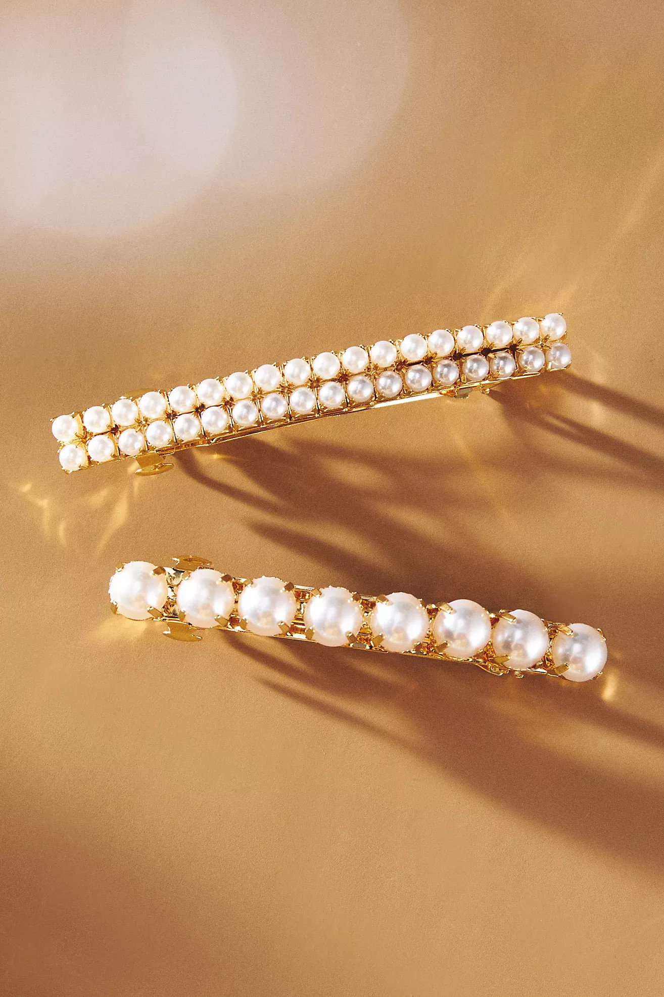 Crystal Barrettes, Set of 2 | Anthropologie (US)