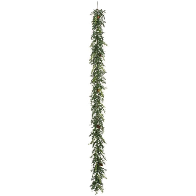 72" Faux Arborvitae Garland | Wayfair North America