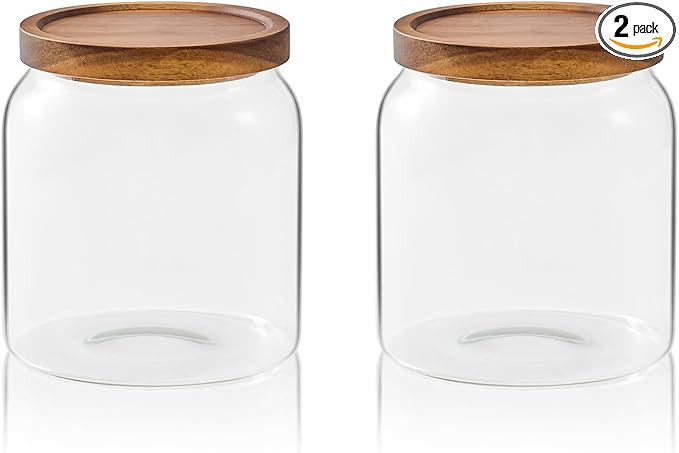 Sweejar Glass Jars for Laundry Room Organization, Half-Gallon Laundry Pods Container, Glass Food ... | Amazon (US)