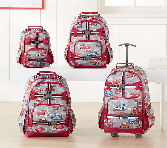 Mackenzie Gray Red Disney and Pixar Cars Backpack | Pottery Barn Kids