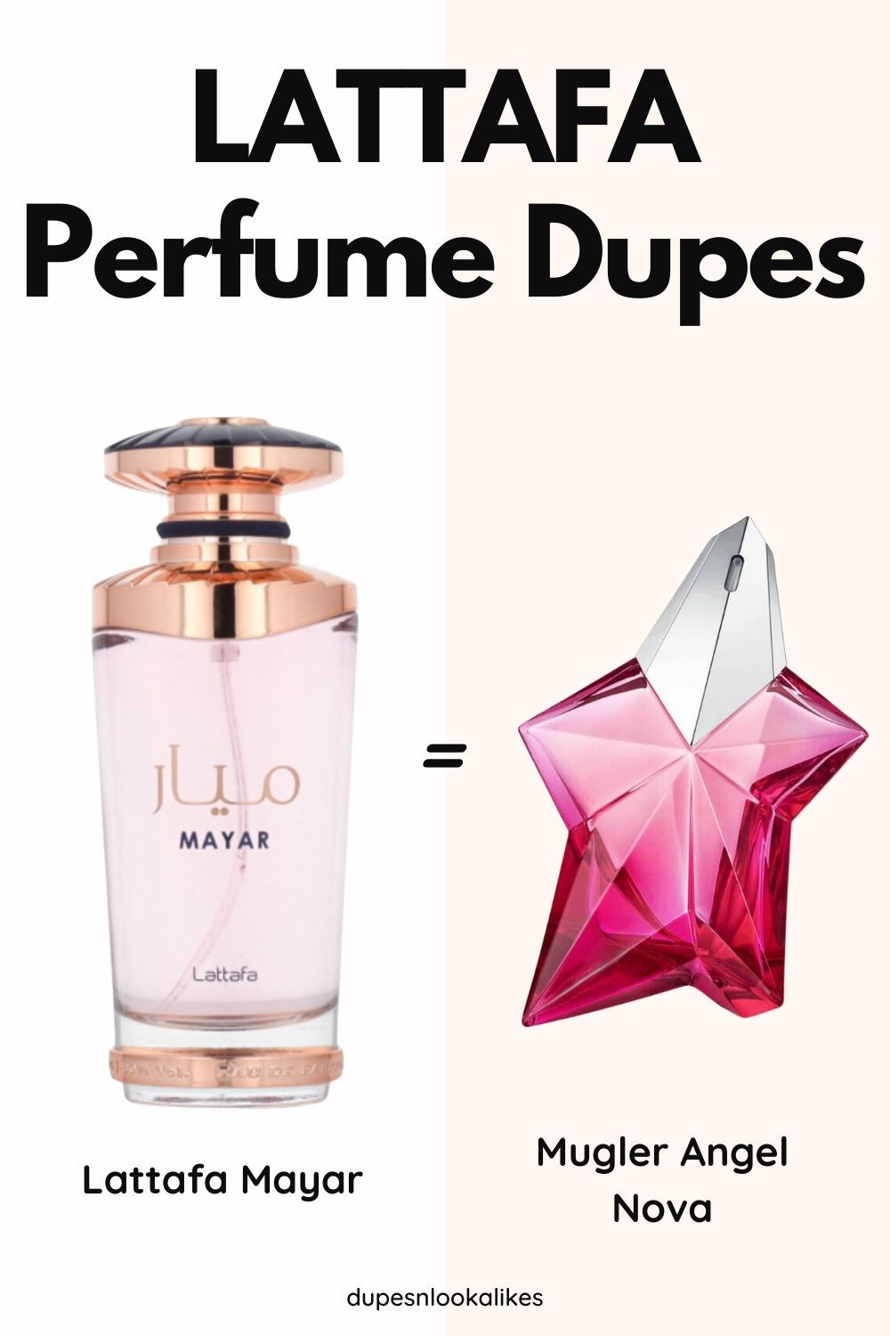 If you love the bold, fruity-floral scent of Mugler Angel Nova but want a more affordable option, this Lattafa perfume is the perfect dupe. It has that same juicy raspberry and lychee opening with a soft rose heart and a warm, slightly woody dry-down. The scent is vibrant, feminine, and long-lasting, making it a great everyday perfume that smells way more expensive than it is. If you’re into sweet, fruity, and slightly sensual fragrances, this one is a must before it sells out again. 

 #LTKMostLoved #LTKFindsUnder50 #LTKBeauty