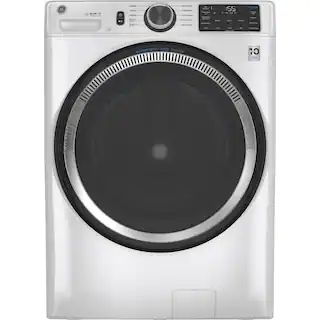 4.8 cu. ft. Smart White Front Load Washer with OdorBlock UltraFresh Vent System and Sanitize with... | The Home Depot