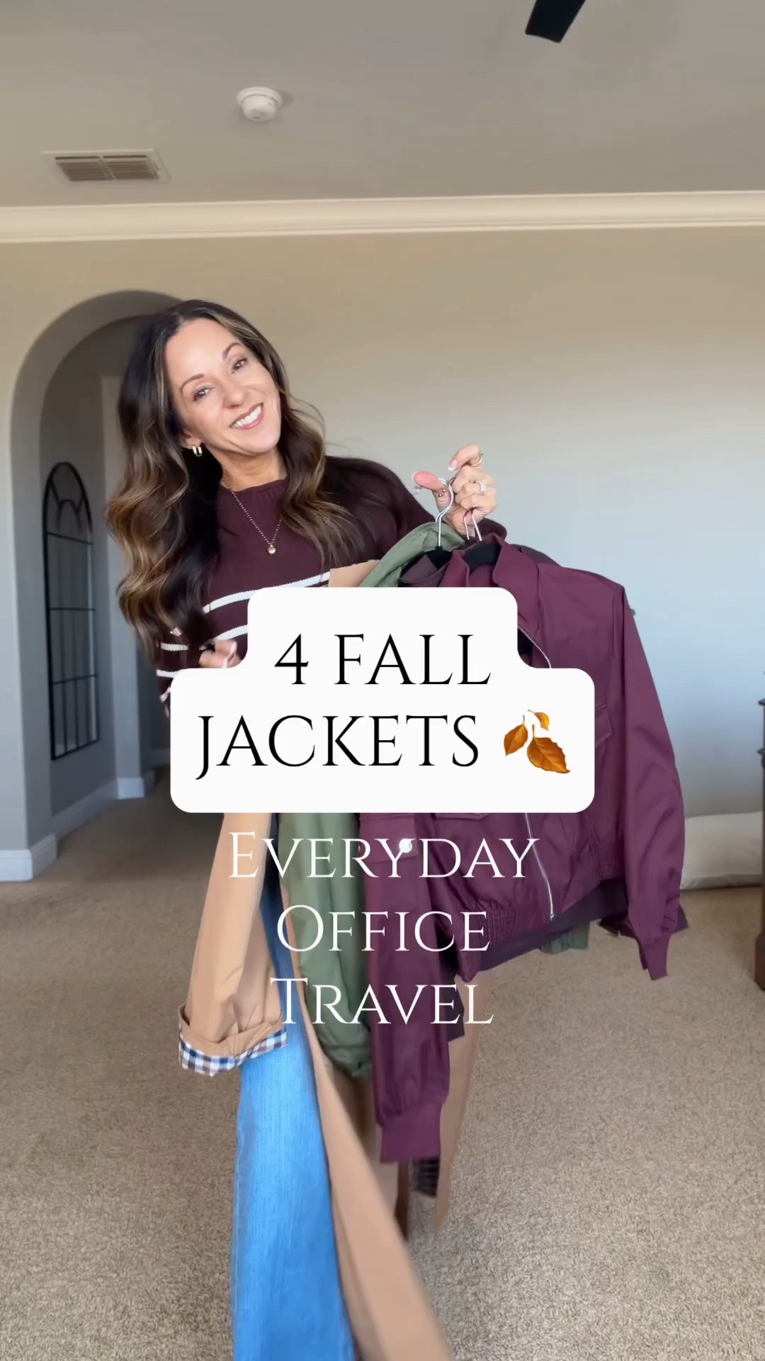 Four fall jackets for everyday, office & everything in between 🍂 Three cropped styles + one classic trench.

For reference: I’m 5’1”, 106 lbs. Wearing the smallest size offered in each. Colors: Dark Red, Camel, Army Green & Dark Purple. Everything is unaltered.

over 50 fall outfit ideas, fall jackets, women’s fall jackets, cropped jackets, trench coat, fall outerwear, petite fashion, fashion over 50, office outfits, fall workwear, casual fall outfits, everyday style

#LTKOver40 #LTKSeasonal #LTKWorkwear