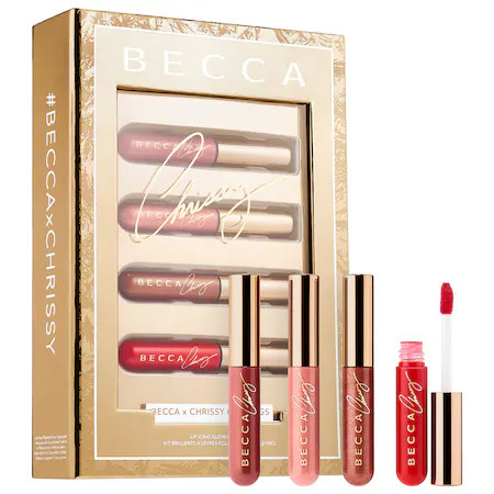 BECCA Lip Icing Glow Gloss Kit - Becca x Chrissy Teigen 4 x 0.09 oz/ 2.5 g | Sephora (US)