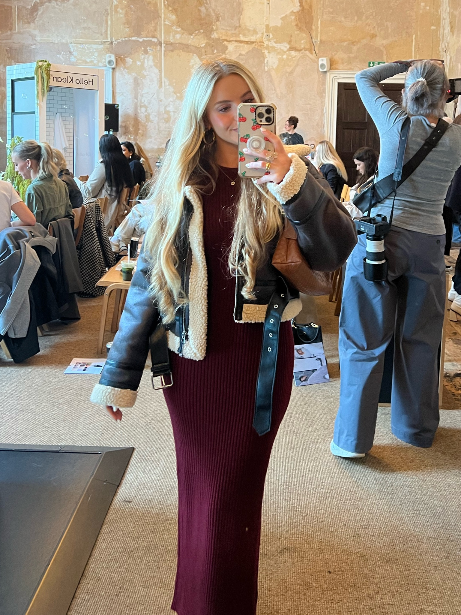 Not the best pic but this was the comfiest lil autumnal outfit everrr 🍂🍇🧸