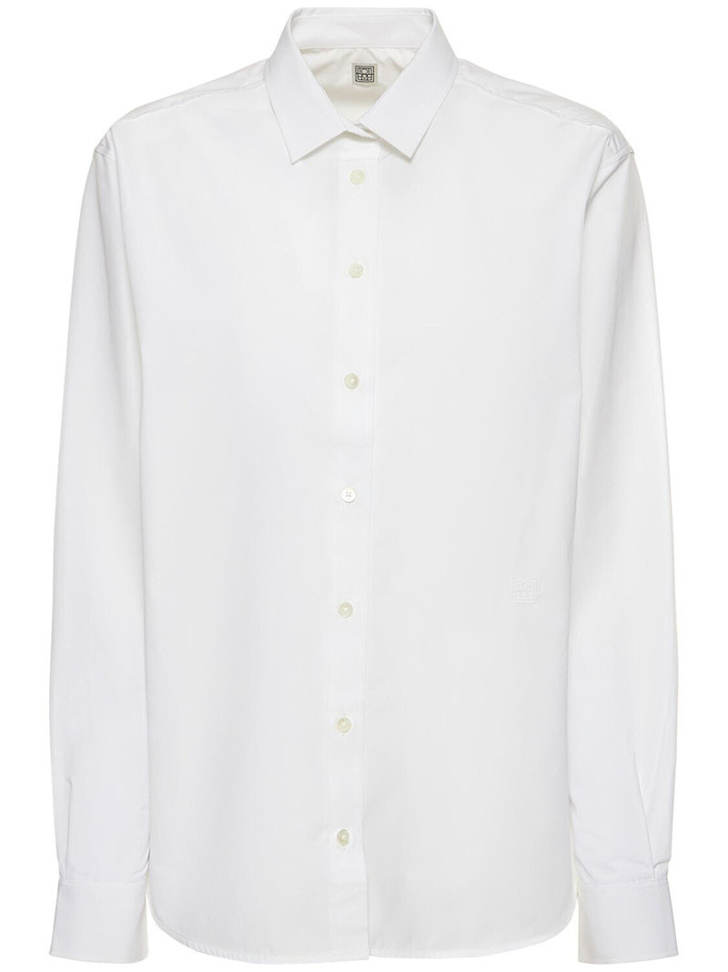 Signature crisp cotton shirt | Luisaviaroma