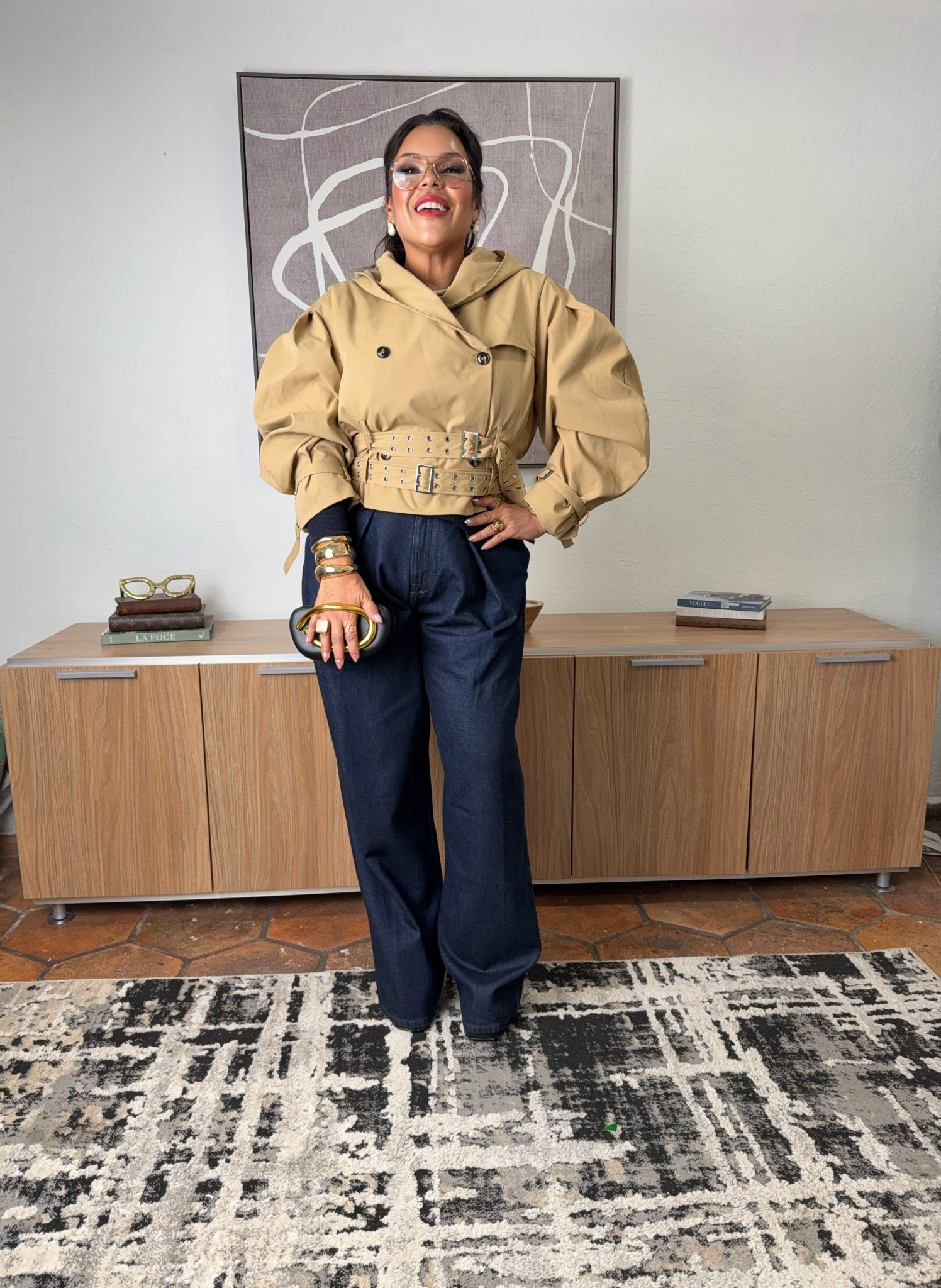 This jacket is giving main character vibes! I absolutely love it and can we take a minute to appreciate these pants?! Love, love, love!
Jacket Size; L
Jeans Size: 8

#cropjacket #ootd

#LTKMidsize #LTKootd #LTKBeauty