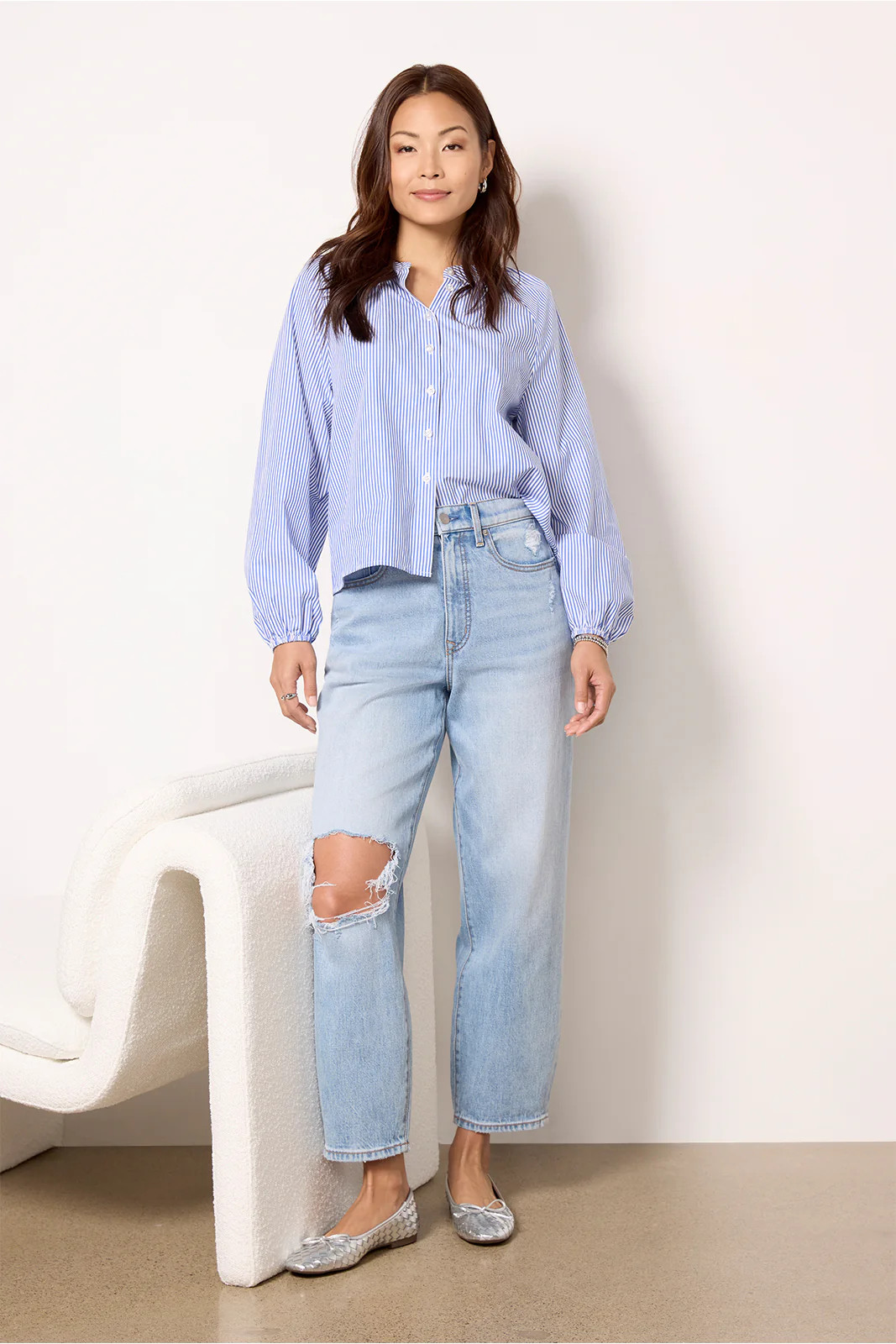 Ever Vintage Barrel w Destroy | Evereve