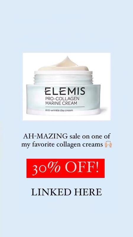 Elemis 30% off site wide + receive a free 7-piece gift when you spend $150+ 😍 Christmas Gift Guide : Beauty Edition // gift ideas for her // skincare // beauty gift sets // Pro-Collagen Marine Cream SPF 30

#LTKCyberweek #LTKGiftGuide #LTKbeauty