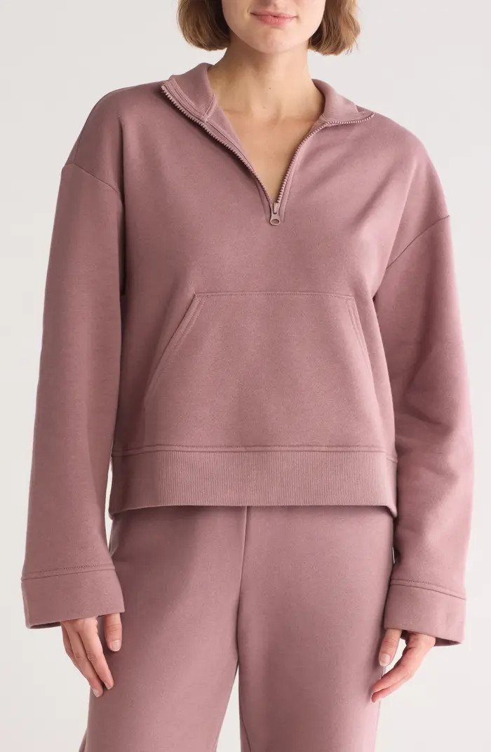 Feather Fleece Half-Zip Pullover | Nordstrom Rack
