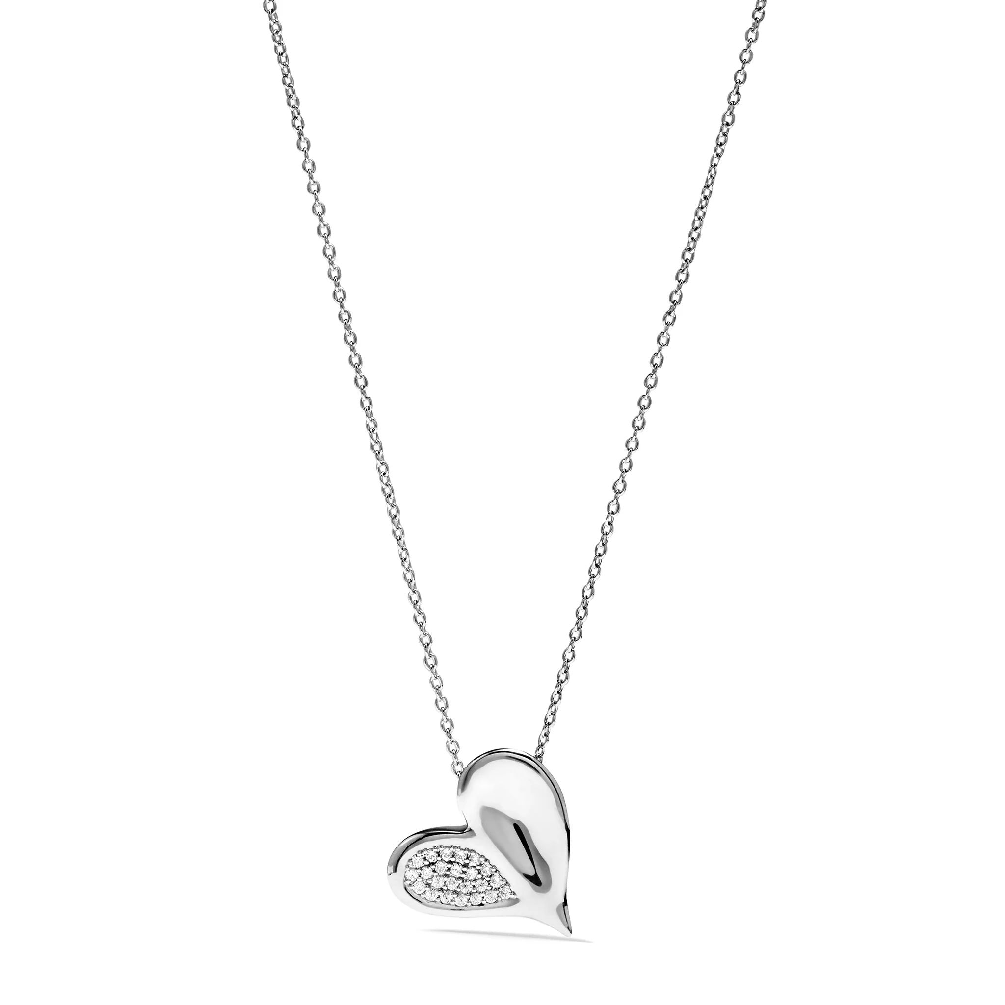 Eros Heart Necklace with Diamonds | Judith Ripka 