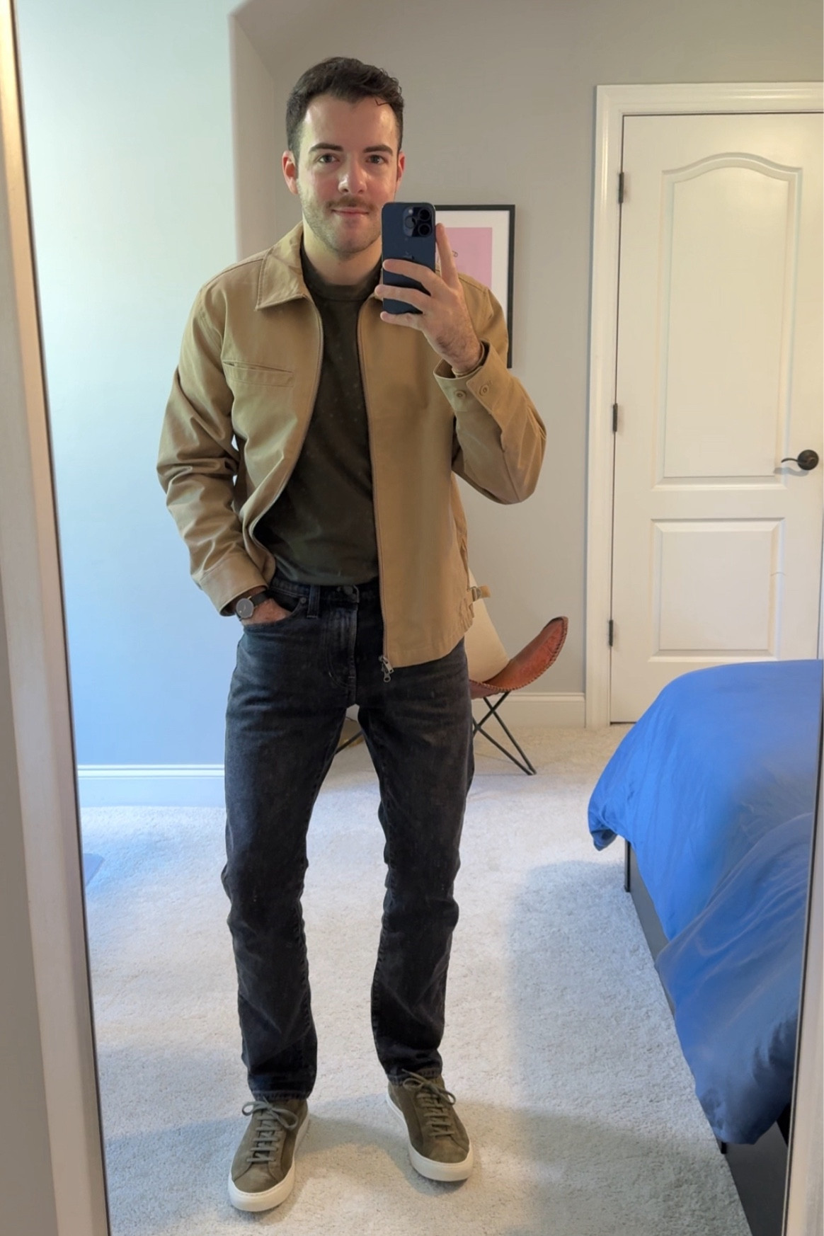 Loving this khaki work jacket. Soft, comfortable and versatile. I’ve been wearing it to the office and to dinner as the temp cools in the evenings  

#LTKMens #LTKStyleTip #LTKWorkwear