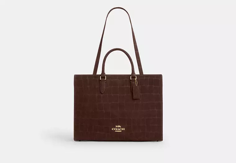 Coach Outlet Maggie Tote Bag - Brown, Size: Extra Large | Coach Outlet US