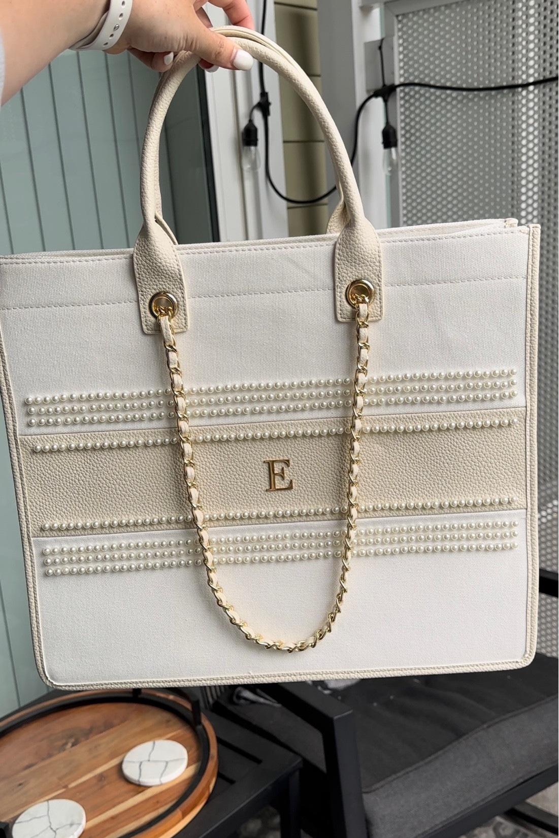my pearl canvas resort bag from @abbottlyon is so perfect for any future bride!! you are able to personalize it with up to three initials and i know it would be the perfect accessory for any bachelorette party or bridal shower! Use code AllinAL20 for $$$ off of your purchase! #AbbottLyon

#LTKGiftGuide #LTKtravel #LTKstyletip