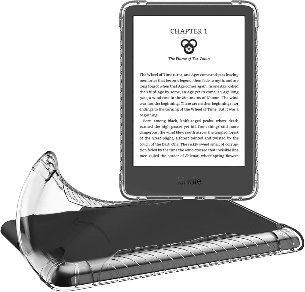 Amazon.com: MoKo Case for 6" All-New Kindle (11th Generation-2022 Release), Ultra Clear Soft Flex... | Amazon (US)