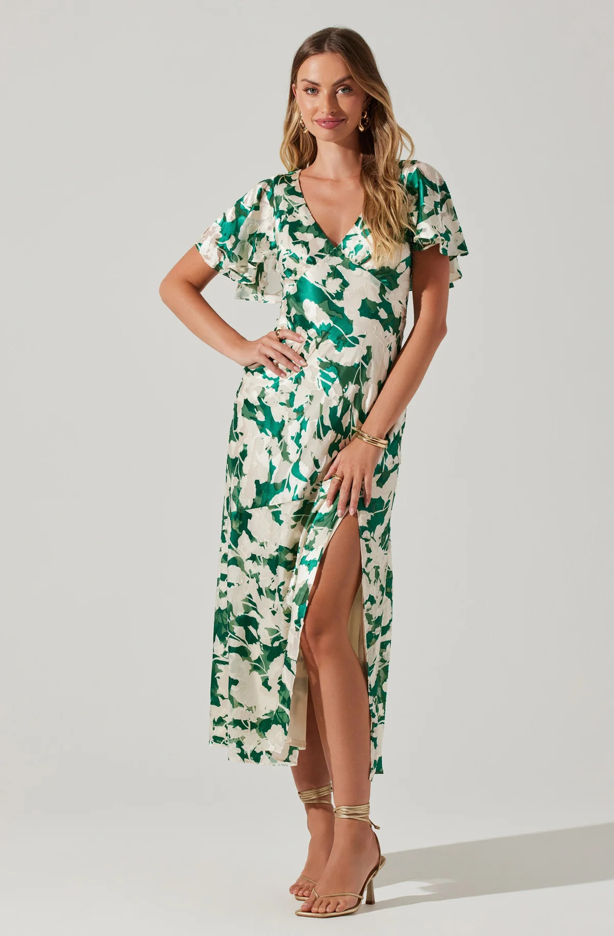 Florecita Floral Print Midi Dress | ASTR The Label (US)