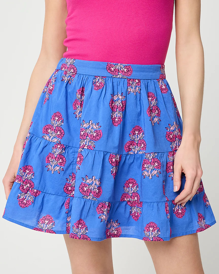 Tiered mini skirt | J.Crew Factory