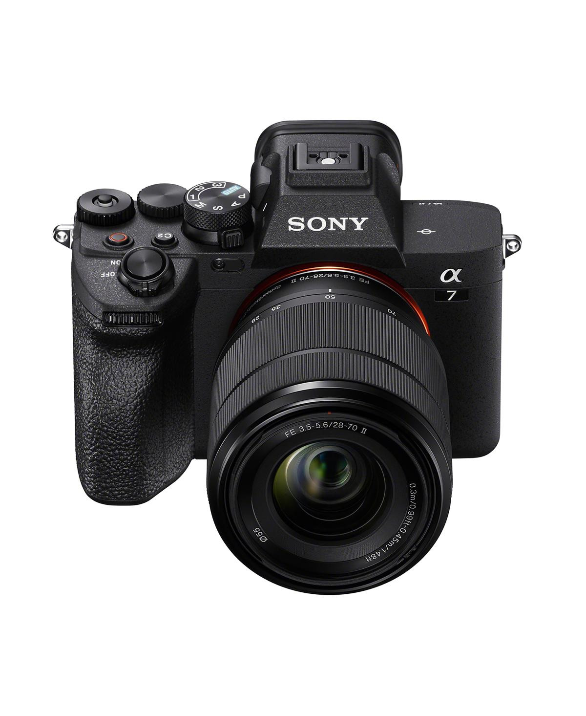 Sony Alpha a7 Iv 33MP 4K Ultra Hd Mirrorless Camera with Fe 28-70mm f/3.5-5.6 Oss Ii Lens, Black - Black | Macy's