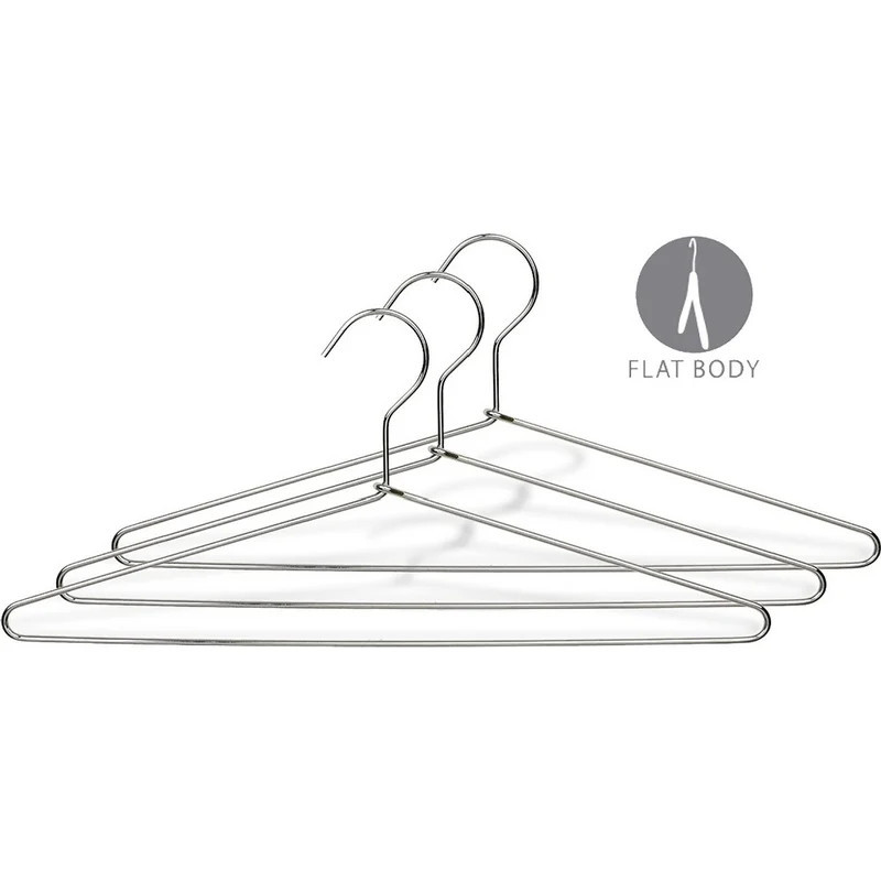 Polished Chrome Metal Top/Suit Hanger (Box of 100) | Overstock