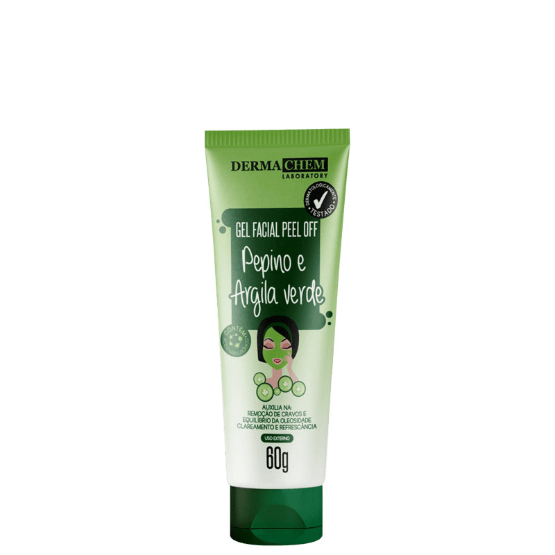 Dermachem Gel Peel Off Pepino e Argila Verde 60g | Beleza Na Web (BR)
