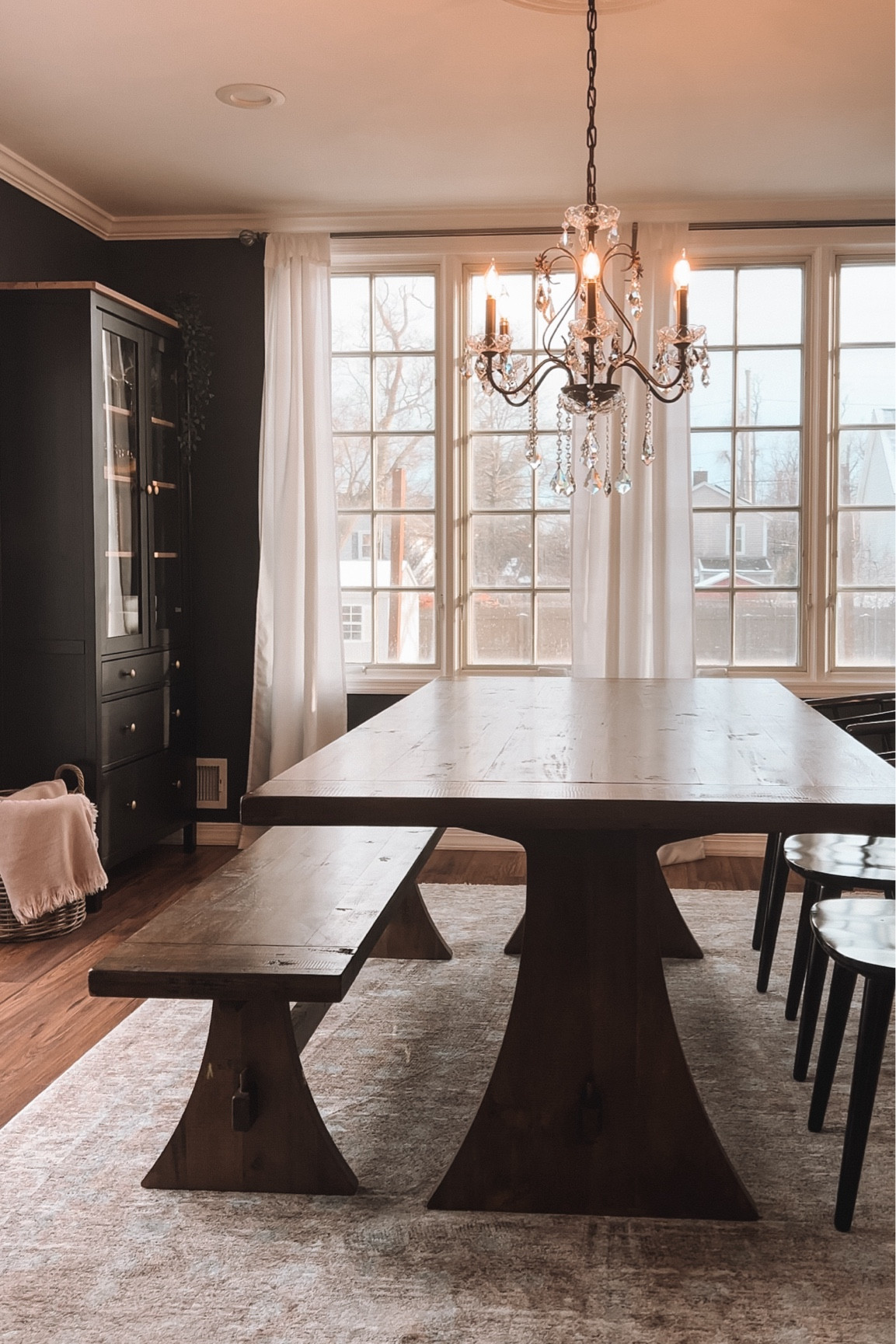 Dining room chandelier and medallion 

#LTKMostLoved #LTKhome
