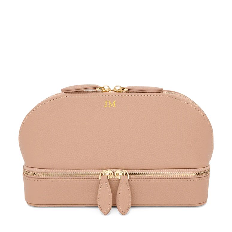 Lily & Bean Leather Travel Shell Style Bag Pinky | Lily and Bean