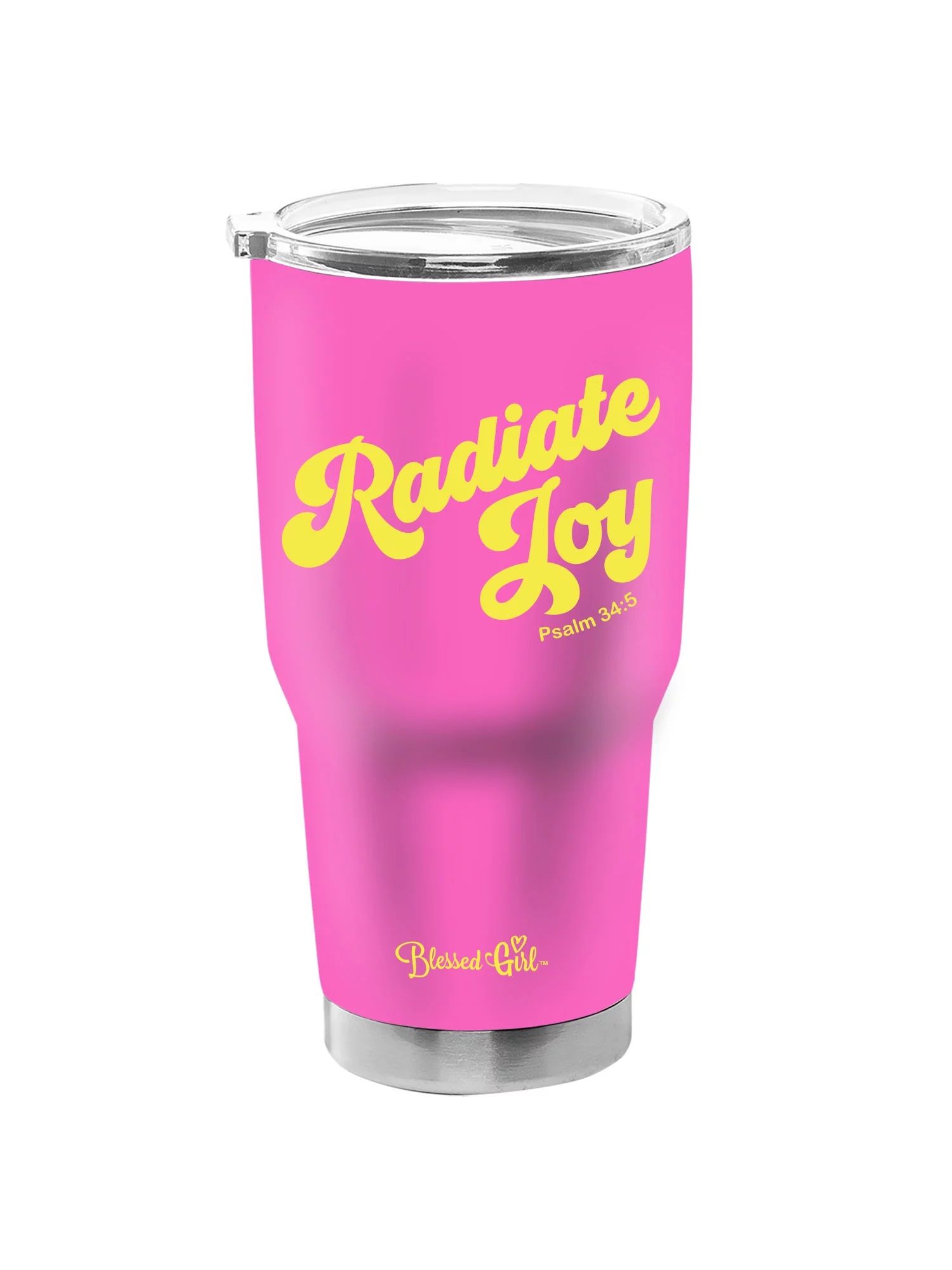 Blessed Girl 30 oz. Stainless Steel Tumbler - Radiate Joy - Pink - Walmart.com | Walmart (US)