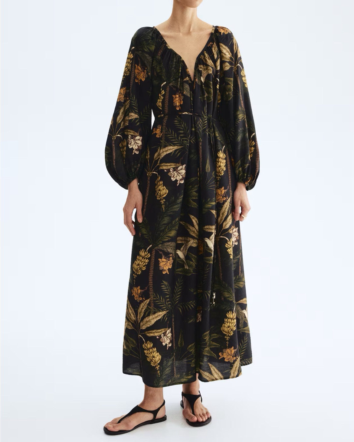 Tropical print maxi dress 

#LTKSeasonal