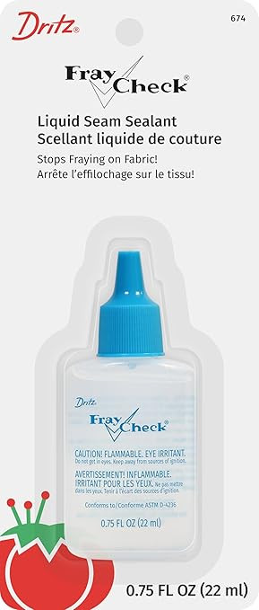 Dritz Fray Check Liquid, 3/4 Fluid-Ounce, 1 Count, Clear Seam Sealant, 0.75 Fl oz | Amazon (US)