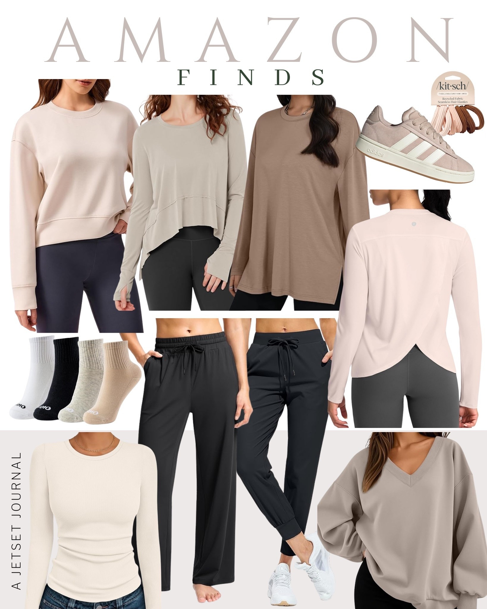 Here are some athleisure pieces you can’t go wrong with. Comfy, simple, and great for everyday wear.
adidas sneakers, comy sweatshirt, lunge pants, yoga pants, comfy sweatpants, crop sweatshirts, workout pants, gym style, trendy athleisure, workout wear, activewear, casual style, sporty looks, amazon fashion, top picks, best seller, affordable style, winter outfit

#LTKSeasonal #LTKBeauty #LTKU
