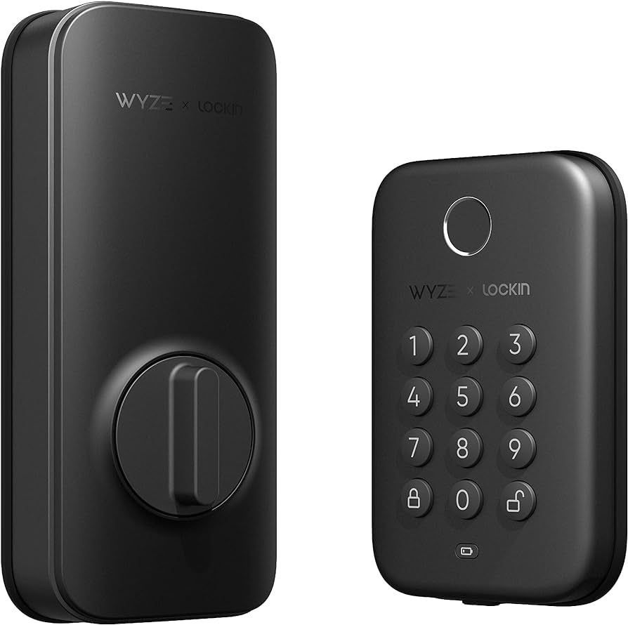 Wyze Auto-Lock Bolt, Fingerprint Keyless Entry Door Smart Bluetooth Deadbolt Replacement, Backlit... | Amazon (US)