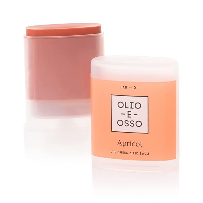 Olio E Osso - Natural Lip, Cheek + Lid Balm | Natural, Non-Toxic, Clean Beauty (No. 01 Apricot) | Amazon (US)