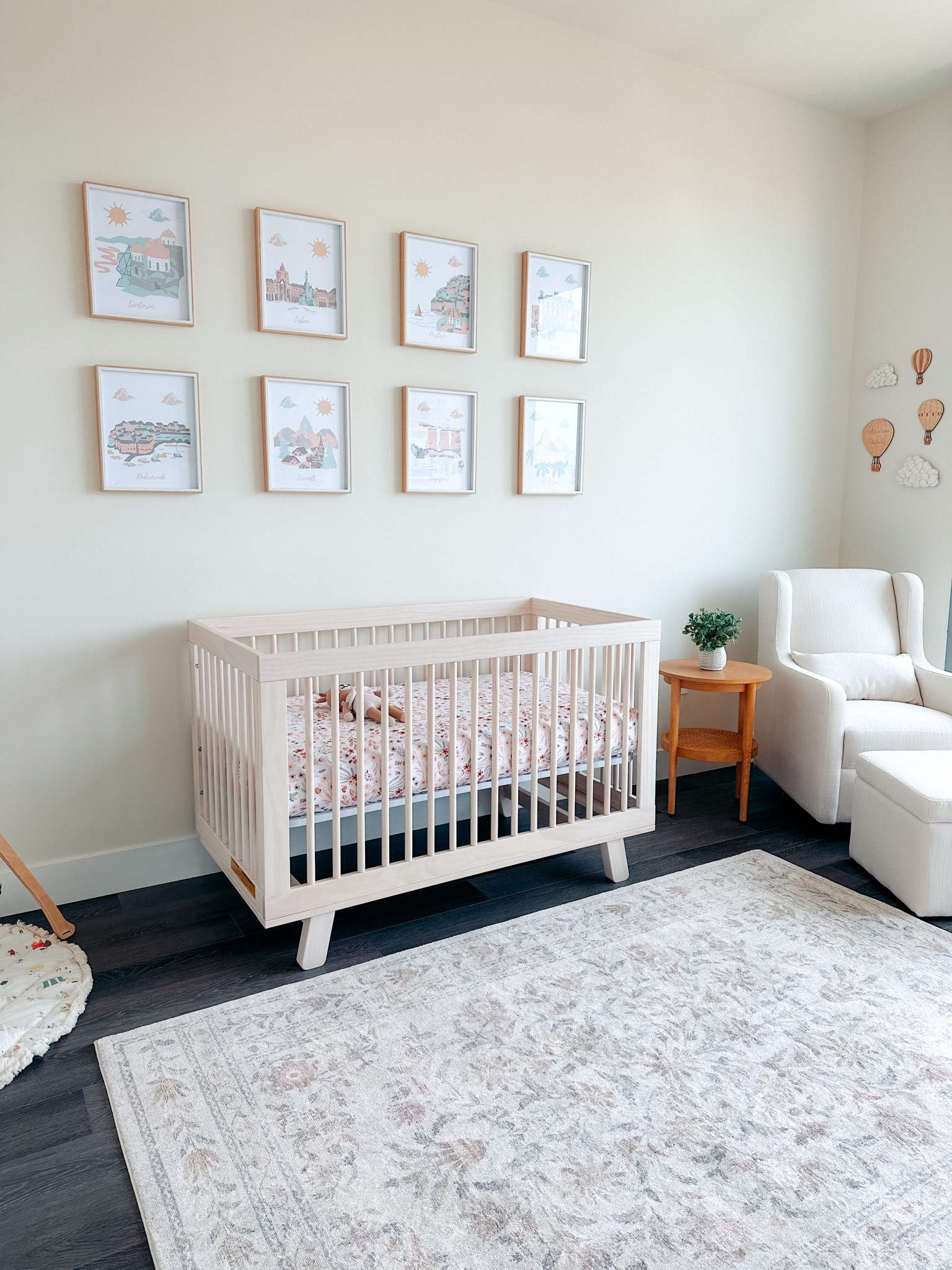 Baby Girl Nursery / Nontoxic Nursery / Travel Themed Nursery / Adventure Themed Nursery

#LTKbaby #LTKhome