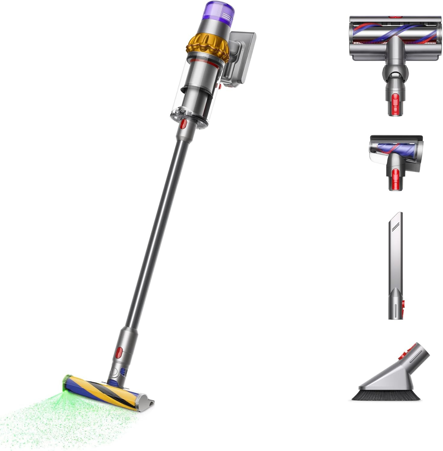 Dyson V15 Detect Plus Cordless Vacuum, Yellow/Nickel | Amazon (US)