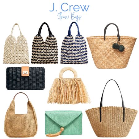 Loving these versatile picks from J.Crew, perfect for sunny days and beach getaways. #JcrewStyle #StrawBag #SummerEssentials #BeachReady #FashionFinds