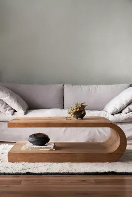 Palma Reclaimed Wood Sculptural Coffee Table | Anthropologie (US)