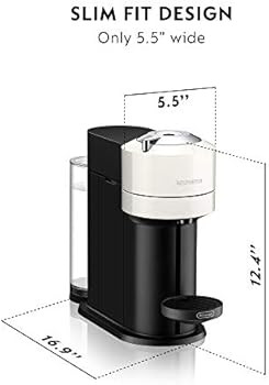 Nespresso Vertuo Next Coffee and Espresso Machine by De'Longhi, White | Amazon (US)
