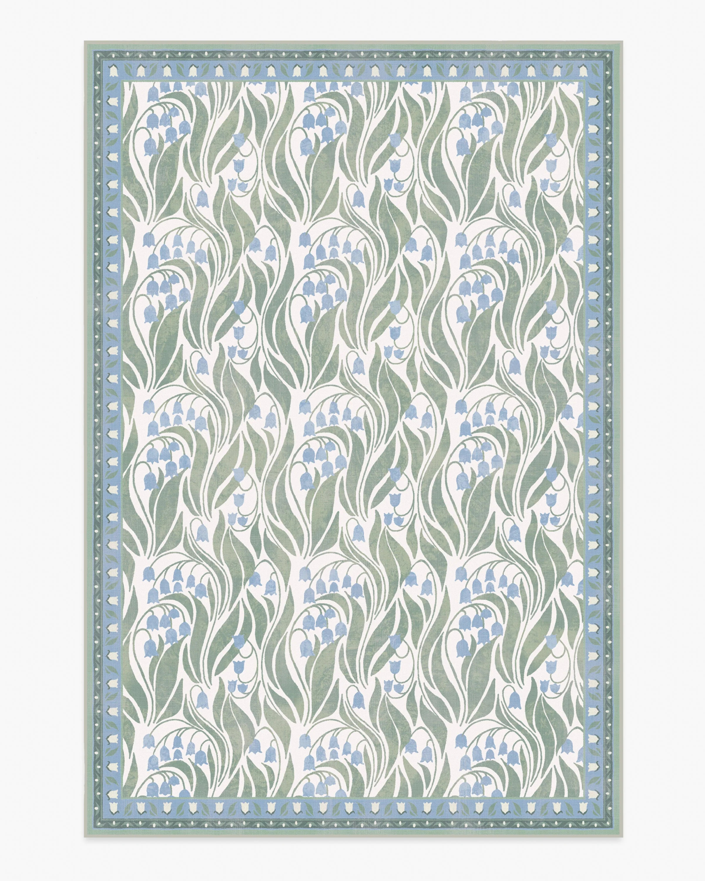 Lila Ivory & Soft Blue Rug | Ruggable US | Ruggable