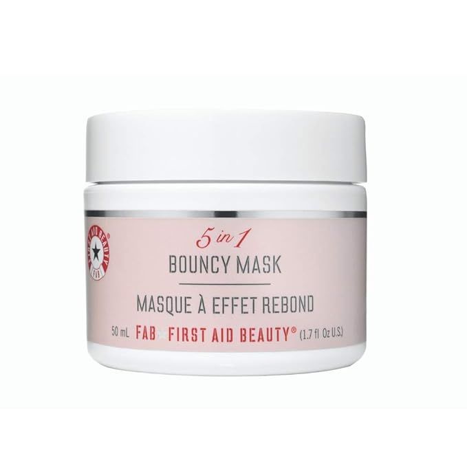 First Aid Beauty 5 in 1 Bouncy Mask: Gluten-Free Nourishing Acne Face Mask to Calm and Hydrate Sk... | Amazon (US)