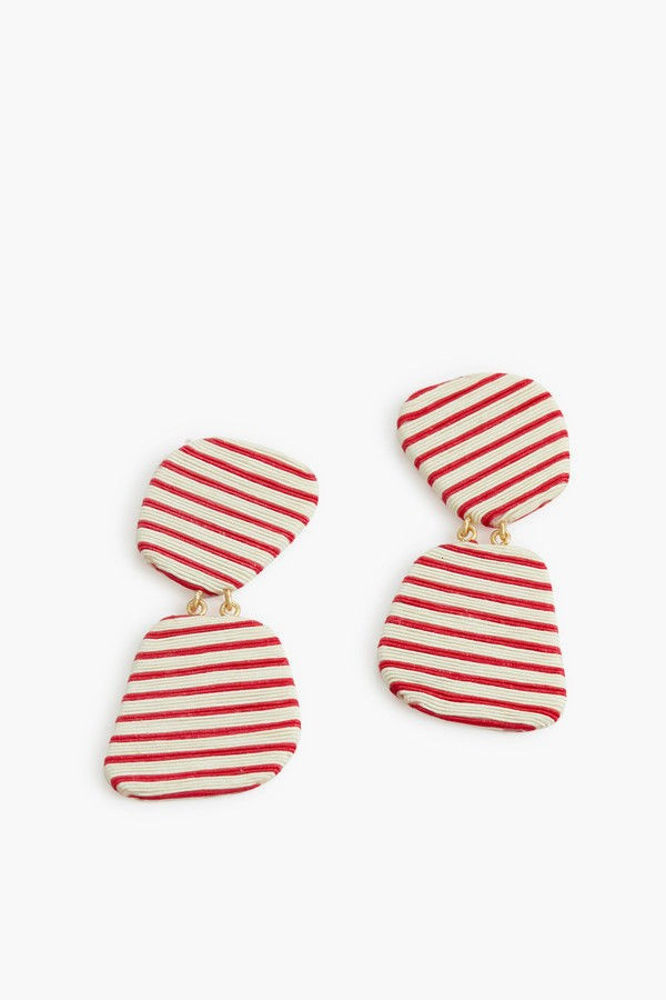 Red Stripe Ula Earrings | Tuckernuck (US)