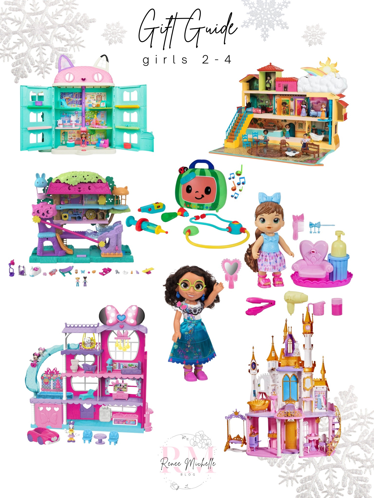 Gift guide for kids 2-4, kids toy gift guide, gift guide for little girls, doll toys, doll houses, Christmas toys, Christmas gift guide, Encanto toys, Disney Princess castle 

#LTKHoliday #LTKSeasonal #LTKkids