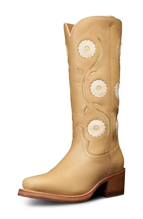Tecovas The Charlie Bloom Western Boot in Pale Yellow at Nordstrom, Size 5.5 | Nordstrom