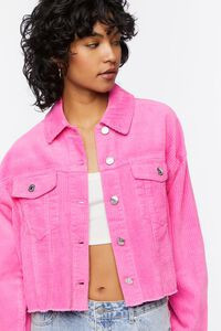 Frayed Corduroy Shacket | Forever 21 (US)